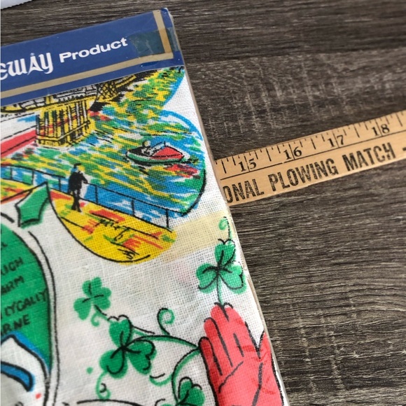 Vtg Northern Ireland Kitchen Linen Set - Picture 5 of 9